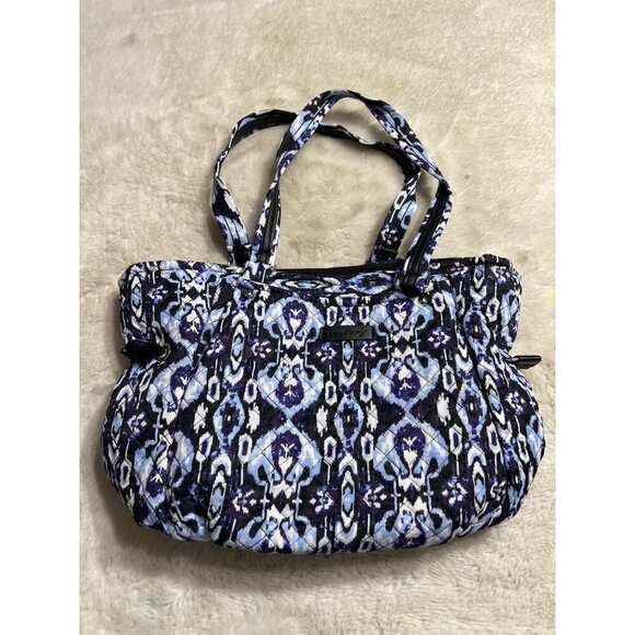 Vera Bradley Glenna satchel in Ikat Island bag purse - Picture 8 of 9